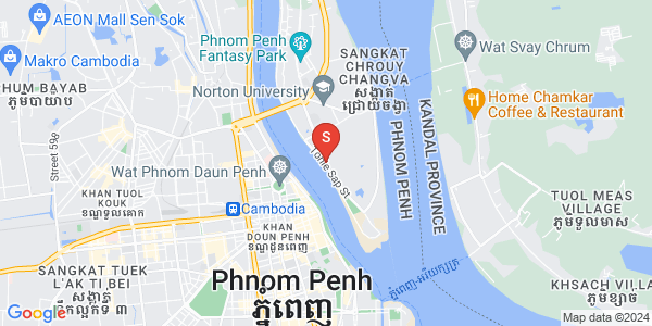Mapa: Chroy Changvar, Phnom Penh