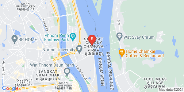 Carte de Chroy Changvar, Phnom Penh