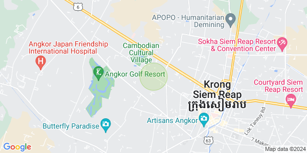 Svay Dangkum分区, 暹粒地图