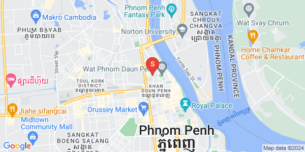 Map of Phnom Penh Thmey, Sen Sok, Phnom Penh