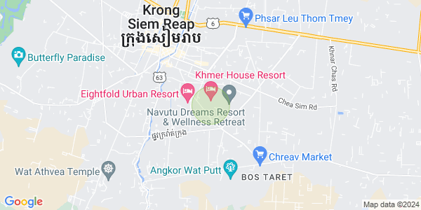 Svay Dangkum分区, 暹粒地图
