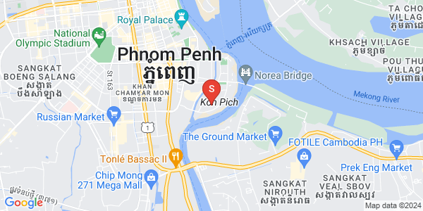 百色河分区, 占卡蒙, 金边地图
