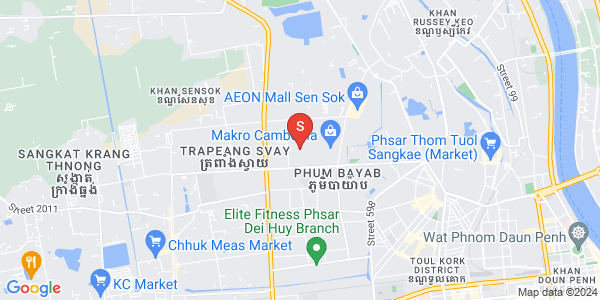 Map of Phnom Penh Thmey, Sen Sok, Phnom Penh