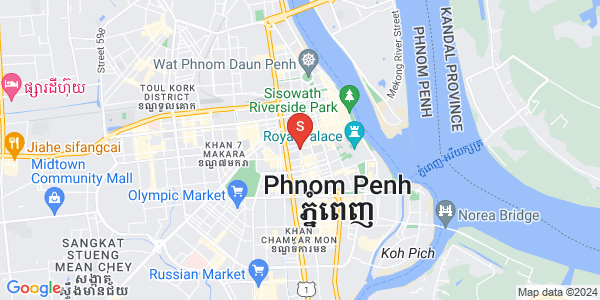 แผนที่ เบิงเรียง, ดวนป็ญ, พนมเปญ