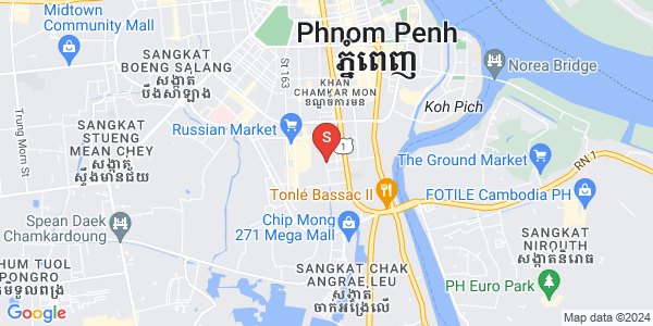 Map of Kakap, Por Sen Chey, Phnom Penh