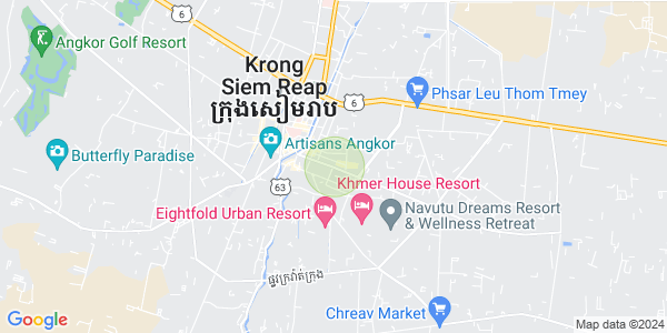 Map of Sala Kamraeuk, Siem Reap