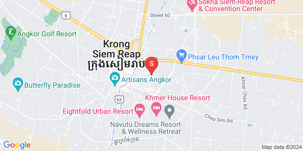 Svay Dangkum구역, 씨엠립 지도