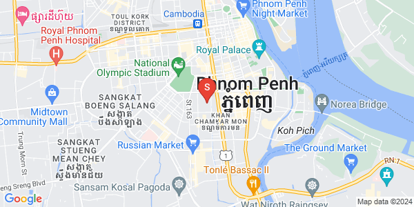 Carte de BKK 2, Boeng Keng Kang, Phnom Penh