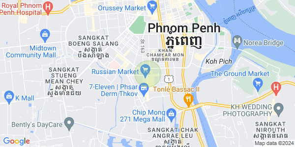 万谷湖1分区, 堆谷区, 金边地图