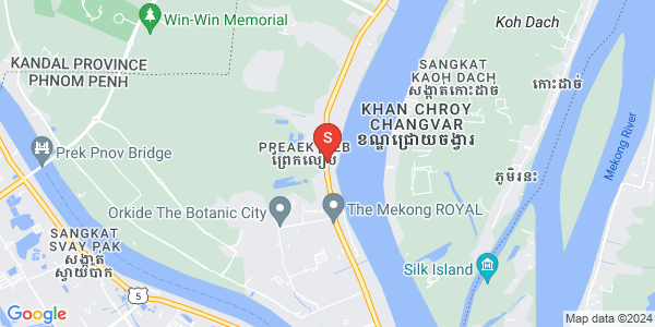 Mapa: Preaek Lieb, Chroy Changvar, Phnom Penh