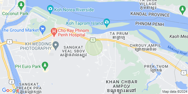 Carte de Preaek Aeng, Chbar Ampov, Phnom Penh