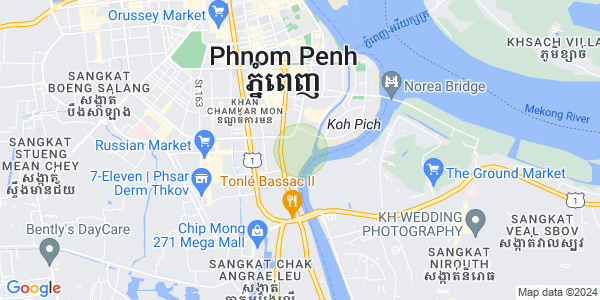 百色河分区, 占卡蒙, 金边地图