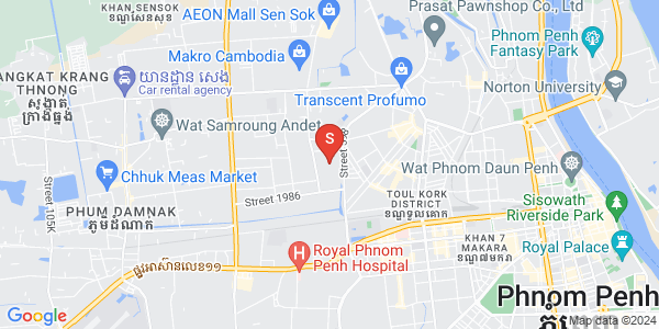 แผนที่ พนมเปญทเมย, แซนสก, พนมเปญ