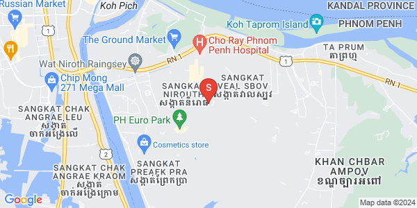 Carte de Preaek Aeng, Chbar Ampov, Phnom Penh