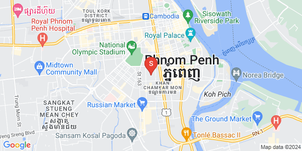 Mapa: BKK 2, Boeng Keng Kang, Phnom Penh