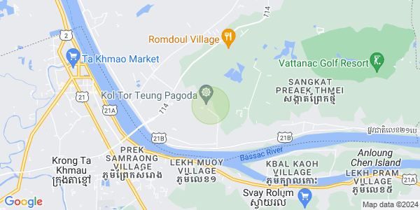 Carte de Preaek Thmei, Chbar Ampov, Phnom Penh