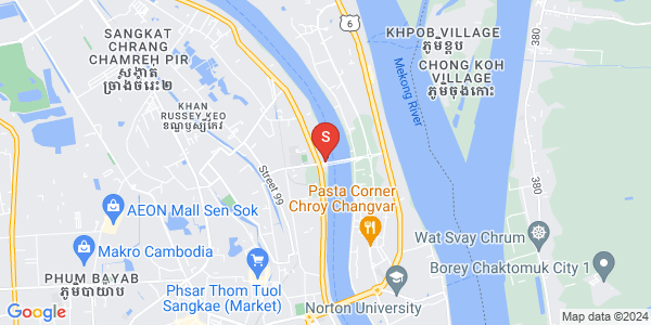 ផ្លូវជាតិលេខ5, 六号国道, 雷西郊区, 金边地图