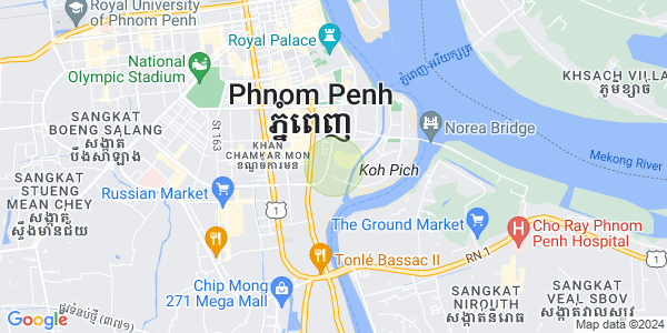 百色河分区, 占卡蒙, 金边地图