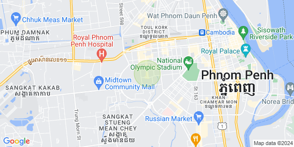 Mapa: Tuek L'ak 3, Toul Kork, Phnom Penh