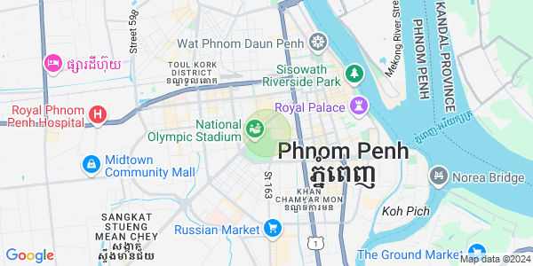 Mapa: Veal Vong, 7 Makara, Phnom Penh