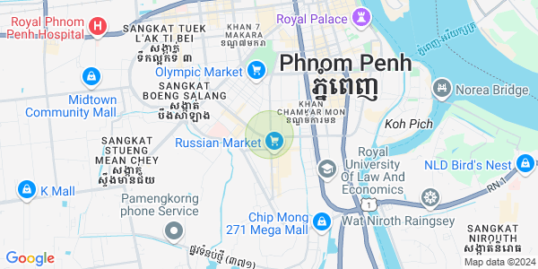 朱德奔1分区, 占卡蒙, 金边地图