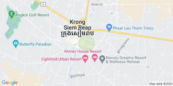 Mapa: Sala Kamraeuk, Siem Reap
