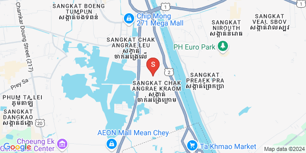 长夏下社分区, 棉芷区, 金边地图