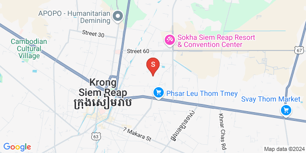 Mapa: Sla Kram, Siem Reap