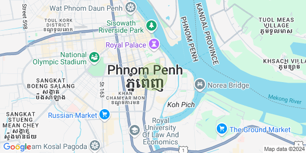백색하구역, 짬까몬, 프놈펜 지도