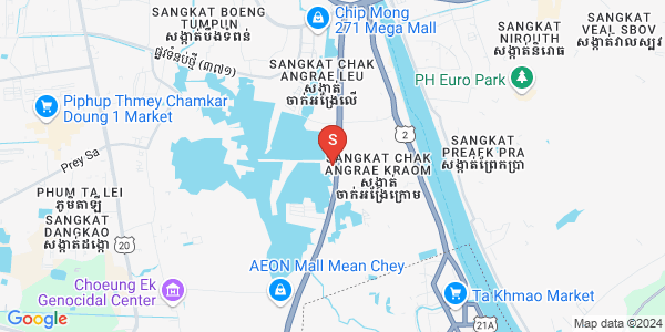 长夏上社分区, 棉芷区, 金边地图