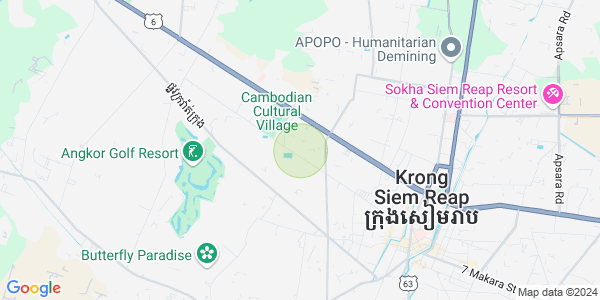 Svay Dangkum分区, 暹粒地图