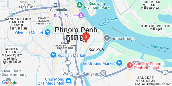แผนที่ โตนเลบาสัก, จัมการมอน, พนมเปญ