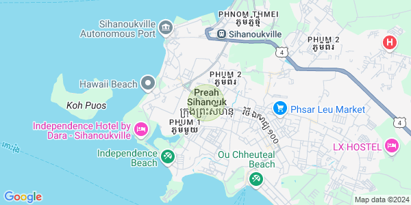Mapa: Sangkat Buon, Sihanoukville
