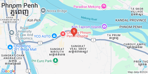 Map of Veal Sbov, Chbar Ampov, Phnom Penh