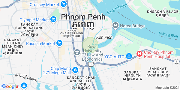 百色河分区, 占卡蒙, 金边地图