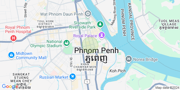 แผนที่ เบิงเรียง, ดวนป็ญ, พนมเปญ
