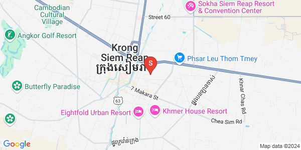 スラークラム, シェムリアップの地図