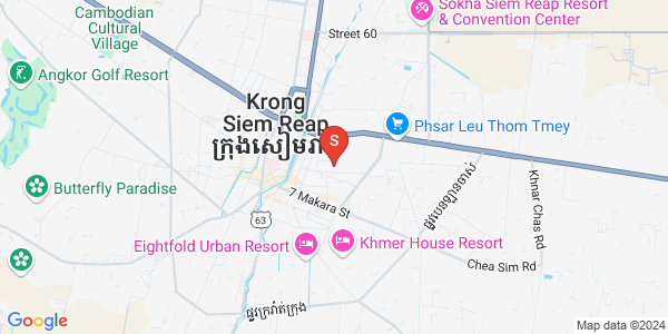 Svay Dangkum分区, 暹粒地图