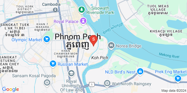 แผนที่ โตนเลบาสัก, จัมการมอน, พนมเปญ