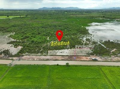 土地出售，位于Svay Tong Khang Cheung县, Kampong Trach县, 贡布