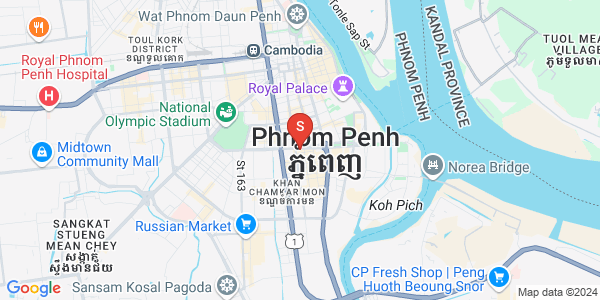 Map of BKK 1, Boeng Keng Kang, Phnom Penh