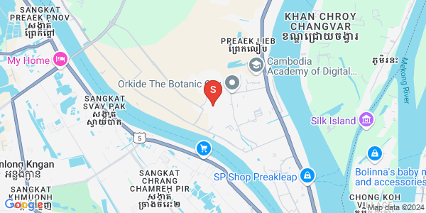 Preaek钽石岗, 水净华区, 金边地图