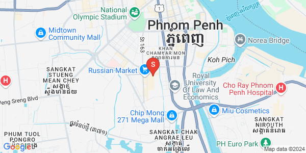 Map of BKK 3, Boeng Keng Kang, Phnom Penh