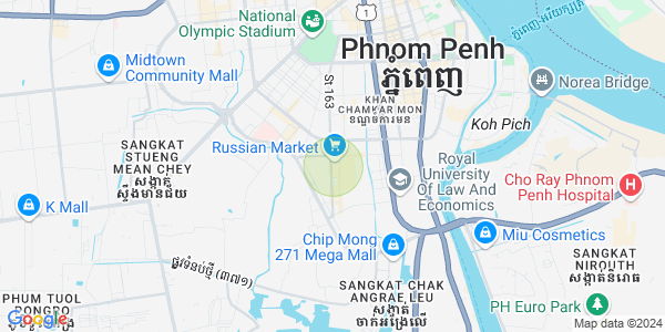Toul Svay Prey 2镇, 波哥堪, 金边地图