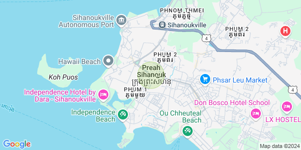 Mapa: Sangkat Bei, Sihanoukville