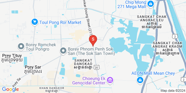 Prey Sa镇, 丹考, 金边地图