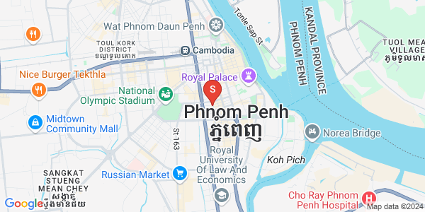 Mapa: Boeng Reang, Daun Penh, Phnom Penh