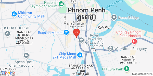Map of Boeung Trabek, Chamkarmon, Phnom Penh