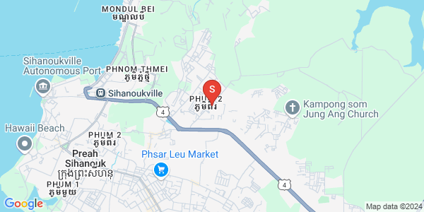 Map of អូអារ៉េវ, Sangkat Muoy, Sihanoukville
