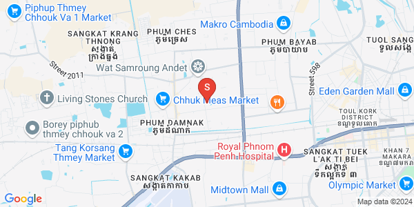 Betong 0, 新金边, 森速区, 金边地图